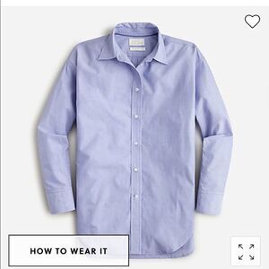 J. Crew Relaxed-fit end-on-end cotton shirt